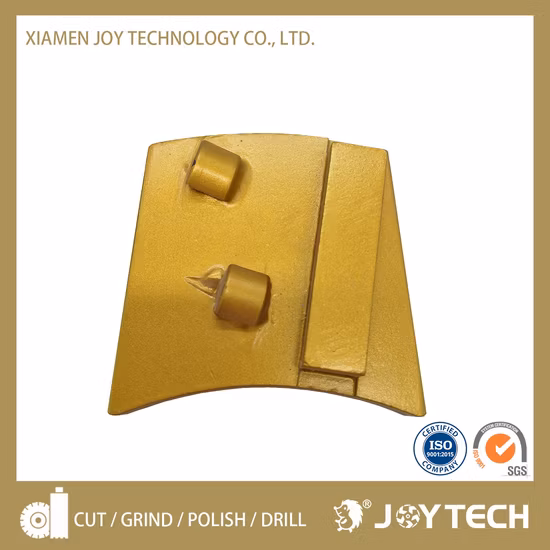 Joy Tech Ferramenta de corte de diamante Rebolo de piso de concreto Ferramentas abrasivas Sistema de mudança rápida Segmento de barra dupla Ferramentas de corte de diamante (JOY